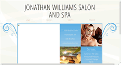 Desktop Screenshot of jonathanwilliamssalonandspa.com